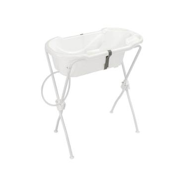 Imagem de Banheira Ergonômica Com Suporte Branca