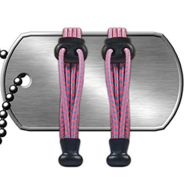 Imagem de West Coast Paracord | Sistema de cadarço com elástico rápido | Sem cadarços | Escolha entre 30 cores | Tamanho único |, Algodão doce, One Size