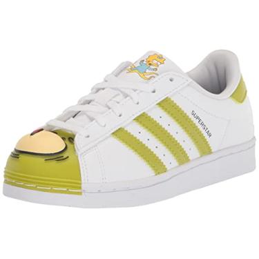 Imagem de adidas Originals Superstar Sneaker, White/White/Black, 11.5 US Unisex Little Kid