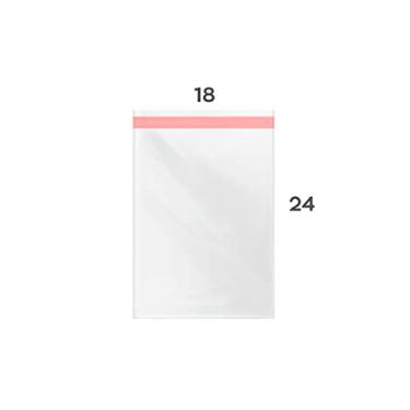 Imagem de Saco Plástico Transparente PP 18x24 12 Micras 1000und