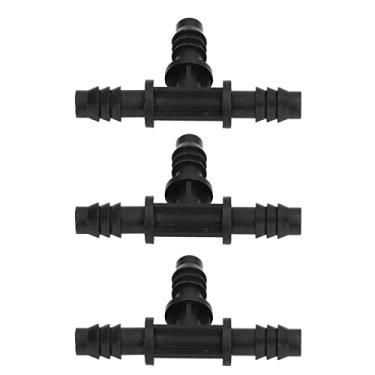 Imagem de Conectores farpados de irrigação por gotejamento, junta de irrigação 8/12 mm Prática de alta resistência resistente a tubo resistente a 40 unidades para gramado de jardim