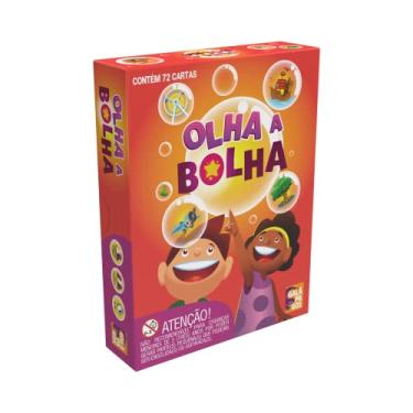 Imagem de Galápagos Jogos Olha a Bolha, Jogo de Tabuleiro para Amigos, 1 a 2 jogadores, 10 min, OLB001, Muticolor