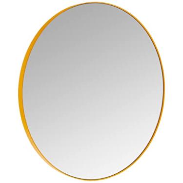 Imagem de Espelho Eco Round Grande Casa Libre Amarelo