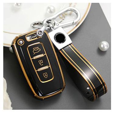 Imagem de Caso De Chave De Carro TPU, Apto Para Hyundai IX35 Sonata 8 Kia Forte Rio 3 K2 K3 K5 Sportage