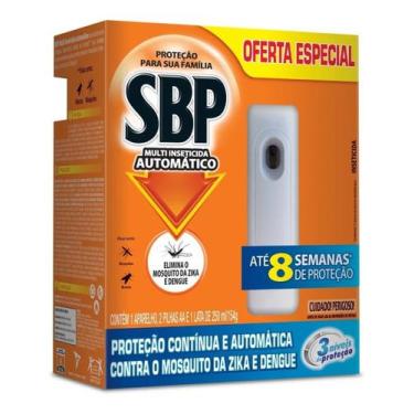 Imagem de Sbp Multi Inseticida Automático Aparelho + Refil + Pilhas