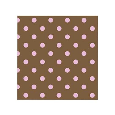 Imagem de Placa em Eva Estampada Poá Marrom e Rosa 1.8mm 40x48cm com 10 Unidades, BRW