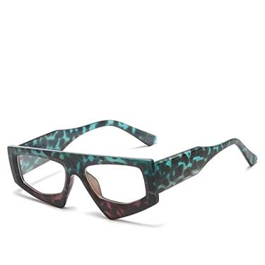 Imagem de Óculos de sol poligonais de personalidade Triângulo irregular olho de gato moda óculos de sol de rua moda tendência óculos de sol all-match, 12, tamanho único