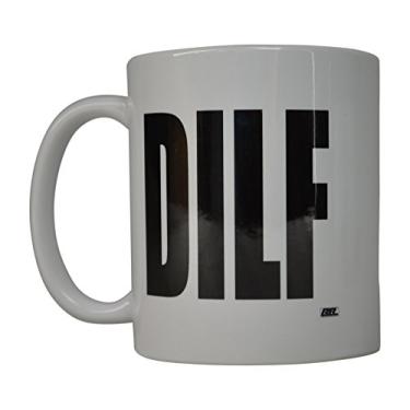 Imagem de Caneca de café divertida Rogue River Dad DILF Novidade Cup Ótima ideia de presente para homens, pai, marido, avô (DILF)