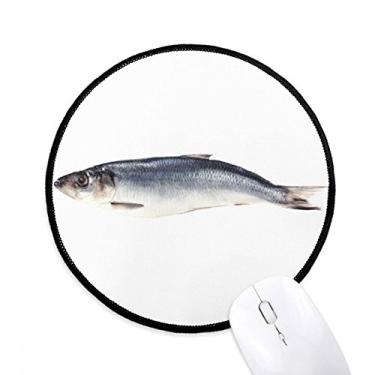 Imagem de DIYthinker Tapete de mouse de enlace longo para atividade de peixes do oceano desktop tapete redondo para computador