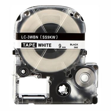 Imagem de Fita LC-3WBN Para Rotulador epson Lw-300 Lw-400 LW-600 9mm