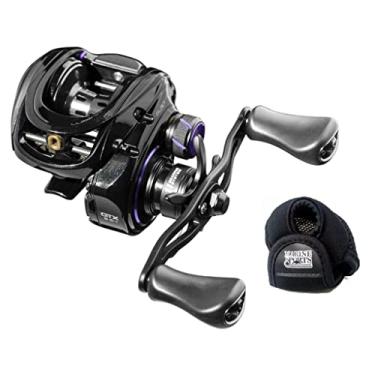 Imagem de Carretilha Marine Sports Lubina Black Widow GTX 11 Rol 9.5:1 Drag 7.5K Esquerda