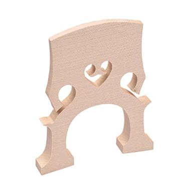 Imagem de LAURAG Ponte de violoncelo 4/4 Maple Wood Violoncelo Bridle Ponticello String Lifter Instrumento Peças de reposição
