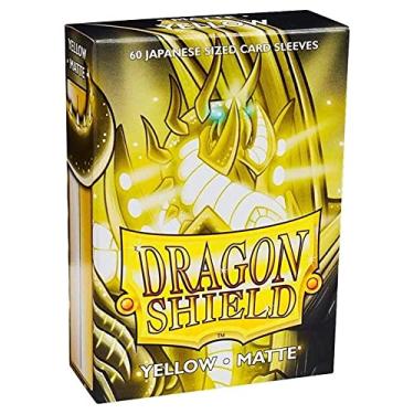 Imagem de Dragon Shield Matte Mini Japanese Yellow 60 ct Card Sleeves Individual Pack