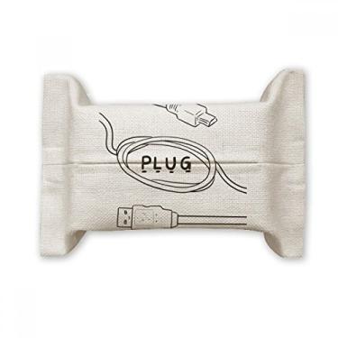 Imagem de Cabo de dados USB para desenho manual de papel de tecido facial, bolsa de linho de algodão