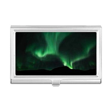 Imagem de Carteira de bolso com porta-cartões Green Night Sky