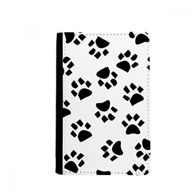 Imagem de Porta-passaporte com estampa de animal com pegada de gato, porta-cartões Notecase Burse