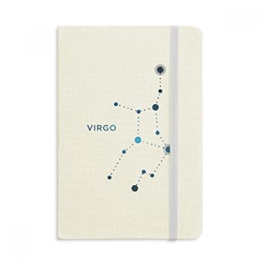 Imagem de Caderno de signo de constelação virgem, capa dura, clássico, diário A5