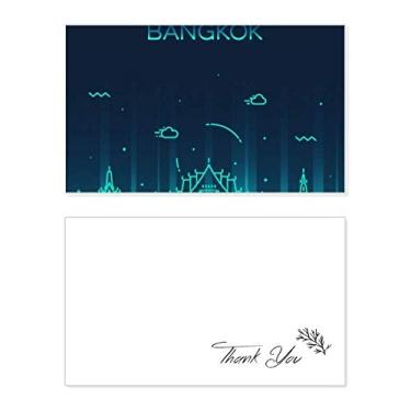 Imagem de Thai Customs Culture Shadow Cartão de agradecimento Bangkok Papel de aniversário saudações Casamento Agradecimento