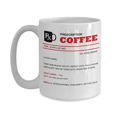 Imagem de Caneca de Perscrição Personalizada - Caneca de Café Personalizada - Caneca Future Doctor - Chá Divertido Cacau Quente - Ideia de