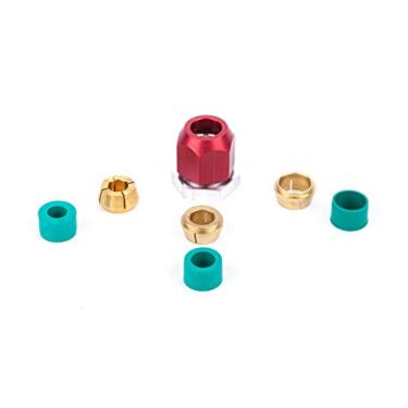Imagem de ACDelco Kit de bloqueio de ar condicionado traseiro profissional 15-34522 com acessórios de 5/16", 3/8" e 1/2"