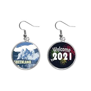 Imagem de Brincos modernos com pingente de orelha para presente do Mar Ártico Terra Joia 2021 Blessing