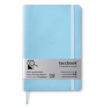 Imagem de Caderno Quadriculado taccbook® Azul (pastel) 14x21 Flex