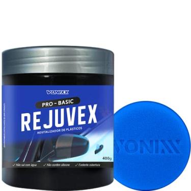 Imagem de Kit Revitalizador Restaurador de Plasticos Externos Rejuvex Vonixx + Aplicador de Espuma Vonixx