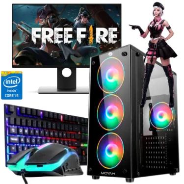 Imagem de PC CPU Gamer Completo Intel Core i5 3.40 GHZ HD 500GB 8GB Memoria Ram Monitor 19