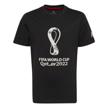 Imagem de Camiseta Emblema Copa do Mundo FIFA 2022™-Preto Adidas-Masculino