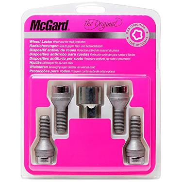 Imagem de McGard 27216SU Parafusos de bloqueio de roda SU M12 x 1,25, assento cone, comprimento do eixo 22,0 mm, comprimento total 46,0 mm, tamanho sextavado 17 mm, diâmetro da chave 25,8 mm