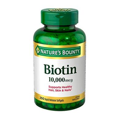 Imagem de Biotina 1000mcg Cabelo Pele Unha (250 SGELS) Natures Bounty