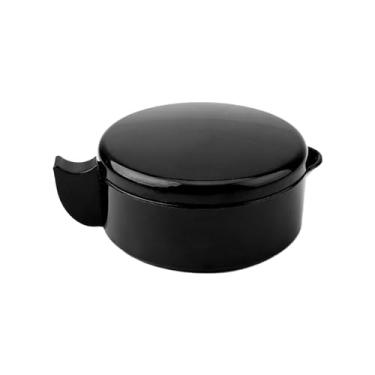 Imagem de UGPLM Bandeja de tinta leve para caligrafia, recipiente de tinta leve para pintura de pigmento, desenho, escrita, suprimentos de caligrafia, preto