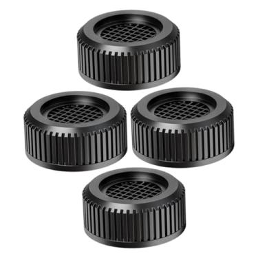 Imagem de HONMEET Tapete De Chão Para Máquina De Lavar 4 Unidades Almofadas De Vibração Para Máquina De Lavar Tapetes Antiderrapantes Para Pés De Móveis Suporte De Geladeira Almofada De