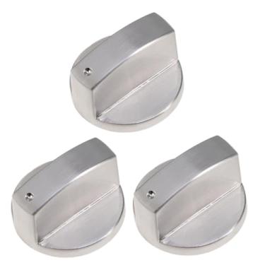 Imagem de Generic 3Pcs Botão De Discagem Botão De Fogão Botão De Queimador De Fogão Botão De Substituição De Forno Botão De Controle De Queimador Botão De Fogão Botão De Substituição De Fogão
