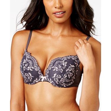Imagem de Maidenform Sutiã feminino Love the Lift com aro e bojo push-up, Fumê crescente/pêssego suave, 40B