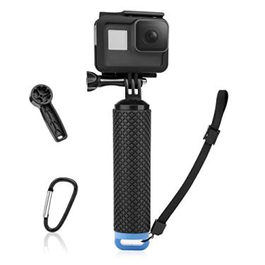 Imagem de Luxebell Suporte flutuante para Gopro Hero 9 8 7 6 5 Max Session 4 3+, acessórios de suporte de alça para câmera de ação AKASO EK7000 V50 Pro Brave 4 Dragon Crosstour Campark DJI OSMO (azul)