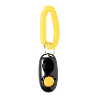 Imagem de JAMBO PET Clicker Adestramento Com Alça De Pulso Para Treinamento Linha Pop Cor Preto Pequeno Para Cães