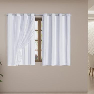 Imagem de Cortina Blackout Pvc Voil 2,80M X 1,60M - Branca