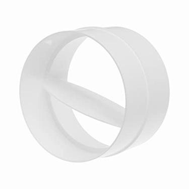 Imagem de Bloqueador de duto de retrocesso de 10 cm - Conector de tubo de ajuste macho com obturador de retrocesso - Preventor de refluxo - Adaptador de ventilação do secador - Ventilador extrator de ar em