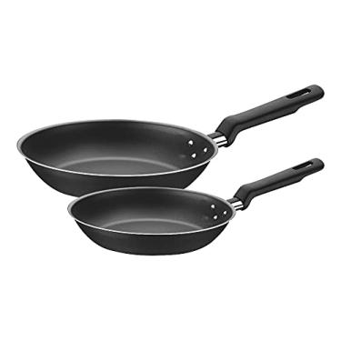 Imagem de Jogo De Frigideiras De Alumínio Com Revestimiento Interno De Antiaderente 2 Peças Tramontina Grafite 2 Peças