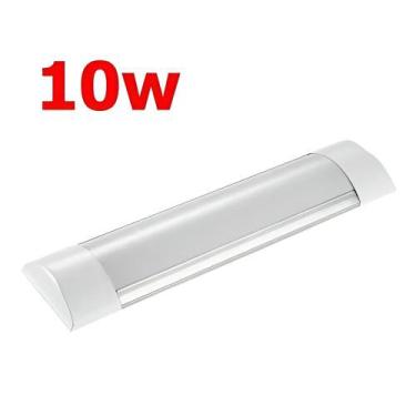 Imagem de Luminária Tubular Led Slim De Sobrepor 10W 30cm Branco Frio - Elgin