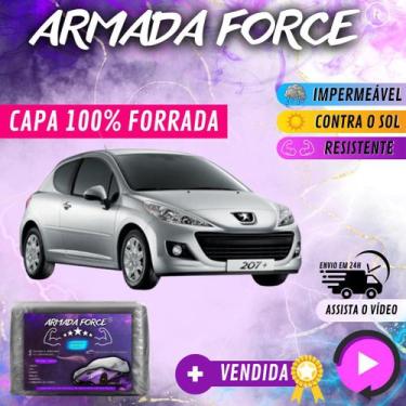 Imagem de Capa Cobrir Carro PEUGEOT 207 100% Forrada Armada Force 100% Impermeáv