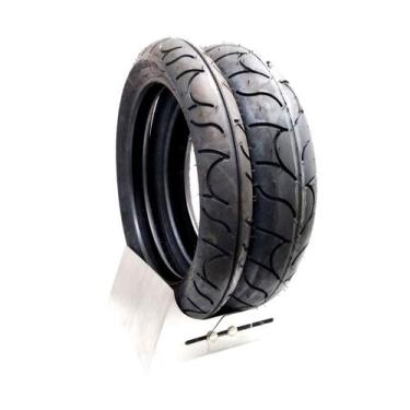 Imagem de Par Pneu Twister Fazer Cb 300 Ninja Comet Dianteiro 100 80 17 Traseiro
