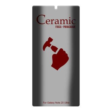 Imagem de 2 Película 3d CERAMICA Privacidade Fosca P/ Galaxy Note 20 Ultra N986 