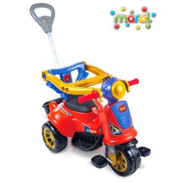 Imagem de Triciclo Infantil Avespa Spider Suporta 25 Kilos Com Buzina e Haste Em