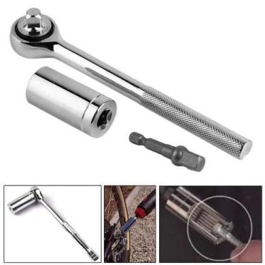 Imagem de Kit Soquete Chave Universal Com Catraca 7 A 19mm Gator Grip - OEM