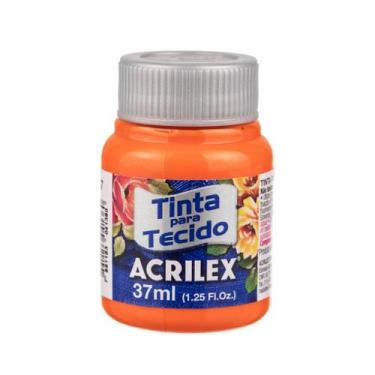 Imagem de Tinta Para Tecido 37 ML Acrilex Fosca Pintura Artesanato - Metallica A