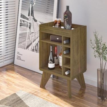 Imagem de Bar com Espelho 6 Nichos Drink - Artely, Pinho