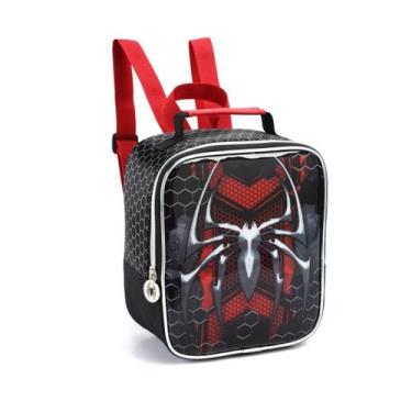 Imagem de Lancheira Super Spider Escolar Infantil Aranha Lançamento - Denlex