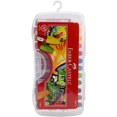 Imagem de Faber-Castell Blendable Oil Pastels In Durable Storage Case- 12 Vibrant Colors - Non-Toxic Pastels for Kids